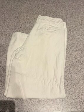 Wide Leg Linen Blend Pants in Soft White